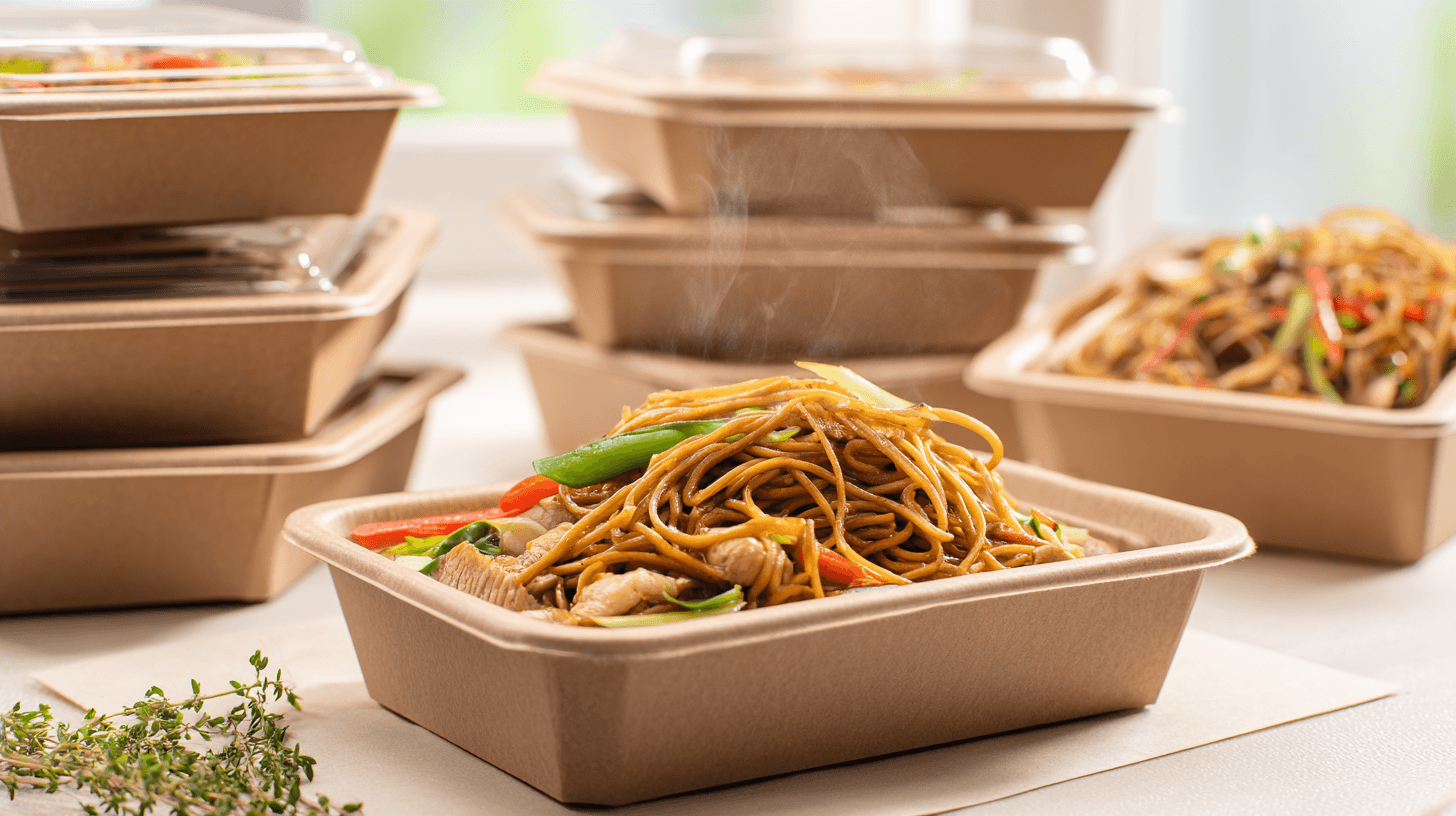 Thai wok med nudlar